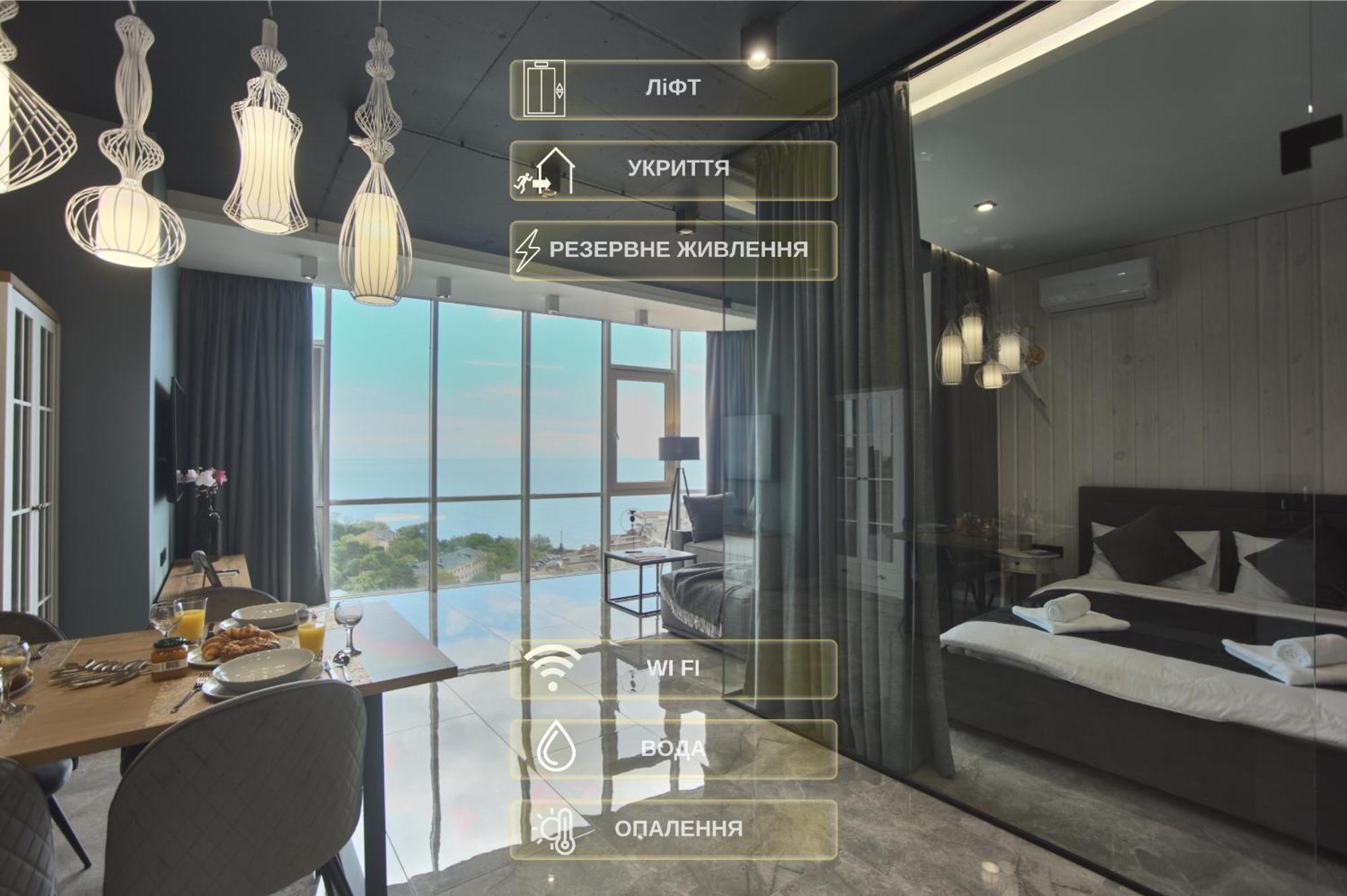 Gagarin Plaza Luxury Sea View Apartments Одеса Екстер'єр фото